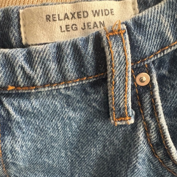 Cotton On relaxed wide leg Jeans  size‎ 12 - Picture 4 of 6